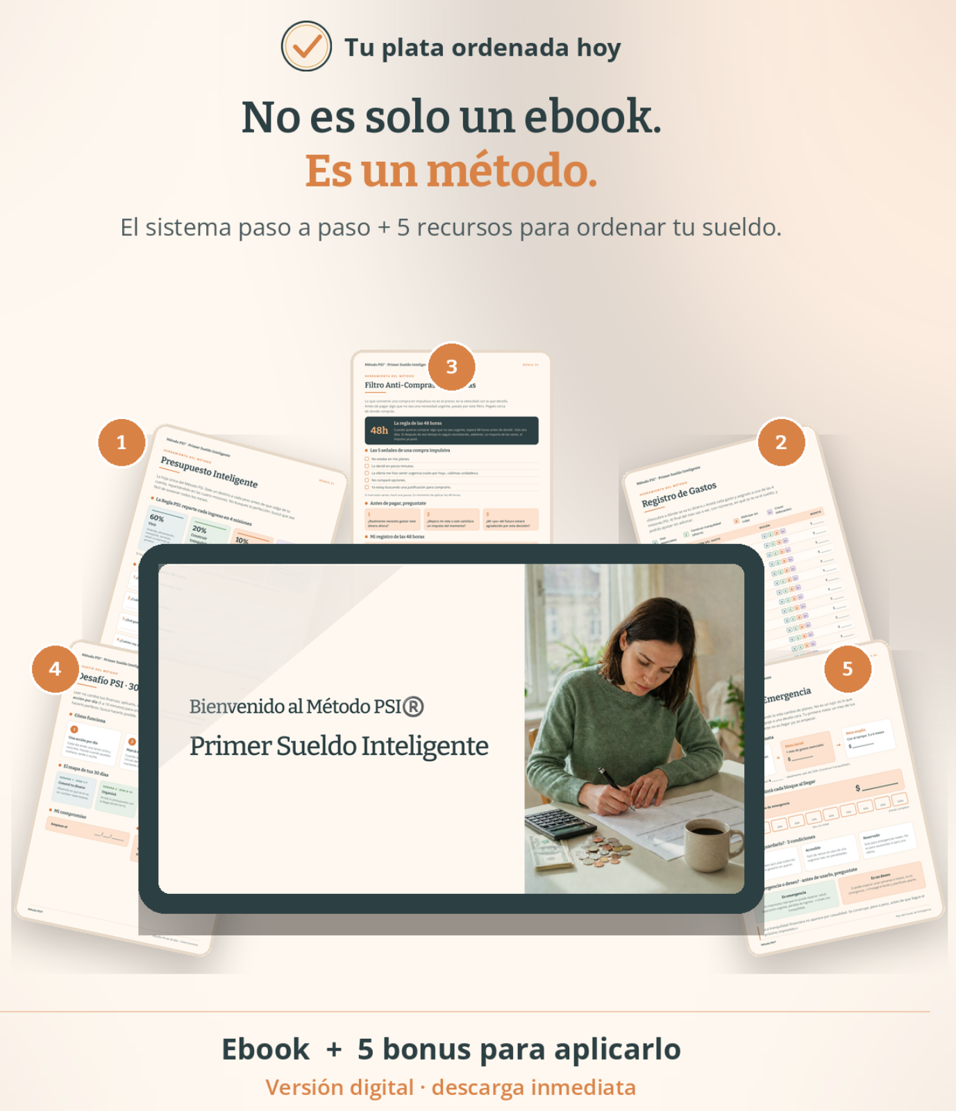 Primer sueldo Inteligente: Método PSI + Kit de herramientas