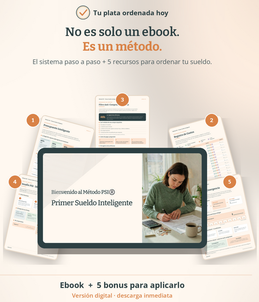 Primer sueldo Inteligente: Método PSI + Kit de herramientas